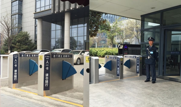 徐州市政府行政服務中心7個出入口訪客22個行人通道閘機（支持市民卡卡片）